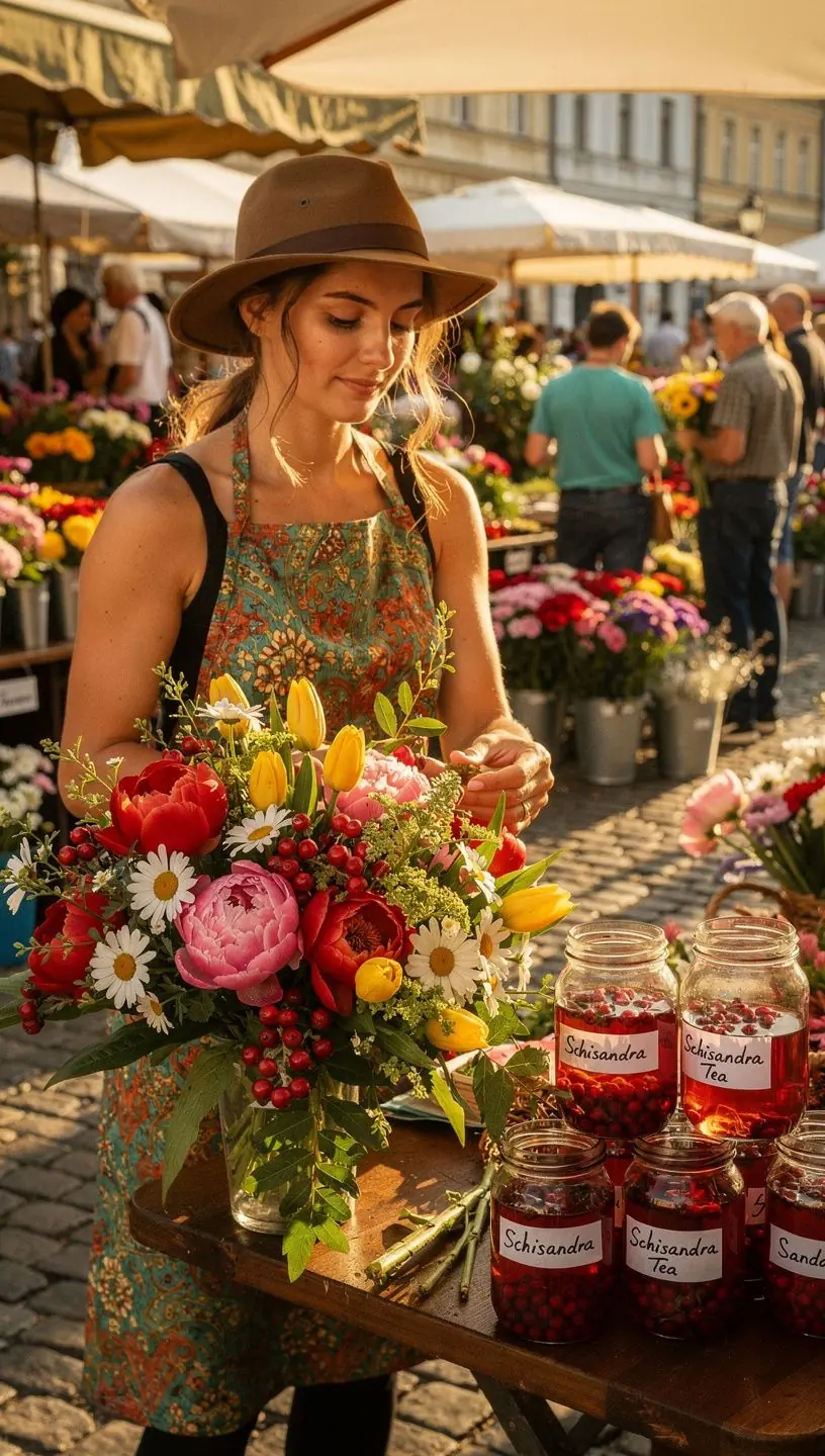 Penkių skonių vaisių mišinys, kuriame dominuoja saldumas ir rūgštumas.